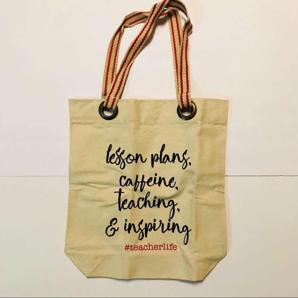 NWT Teacher Life Tote Bag